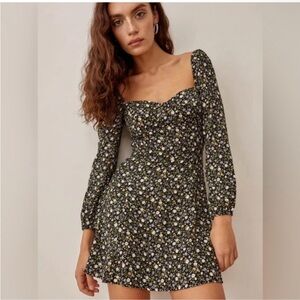 Reformation Mochi Long Sleeve Mini Dress